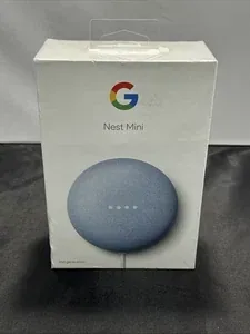 Google Nest Mini (2nd Generation) Smart Speaker Sky Blue Brand NEW SEALED H2C