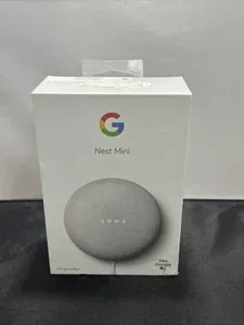 Google Nest Mini (2nd Generation) Smart Speaker Chalk Brand NEW SEALED H2C